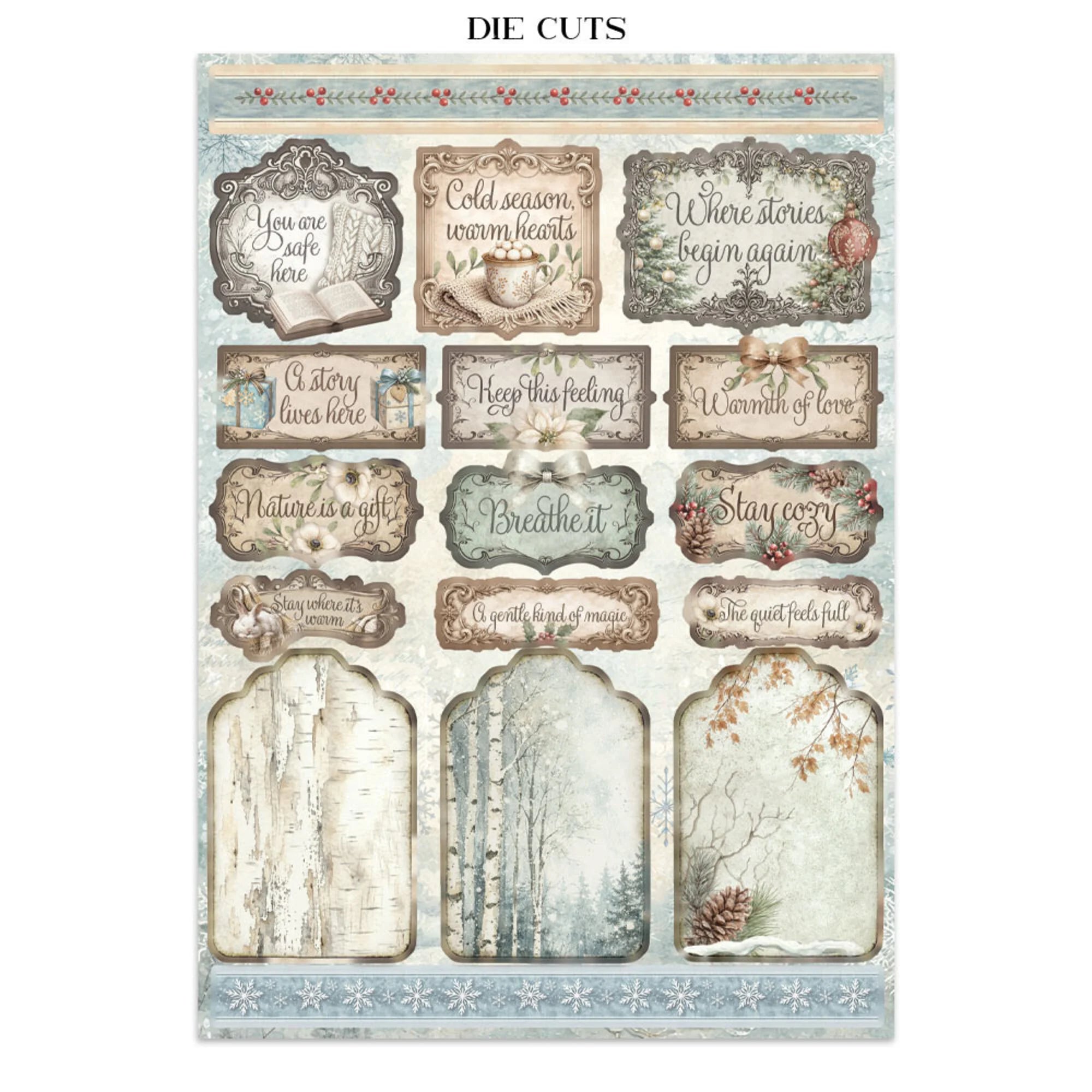 Stamperia - Junk Journal - White Christmas - A4