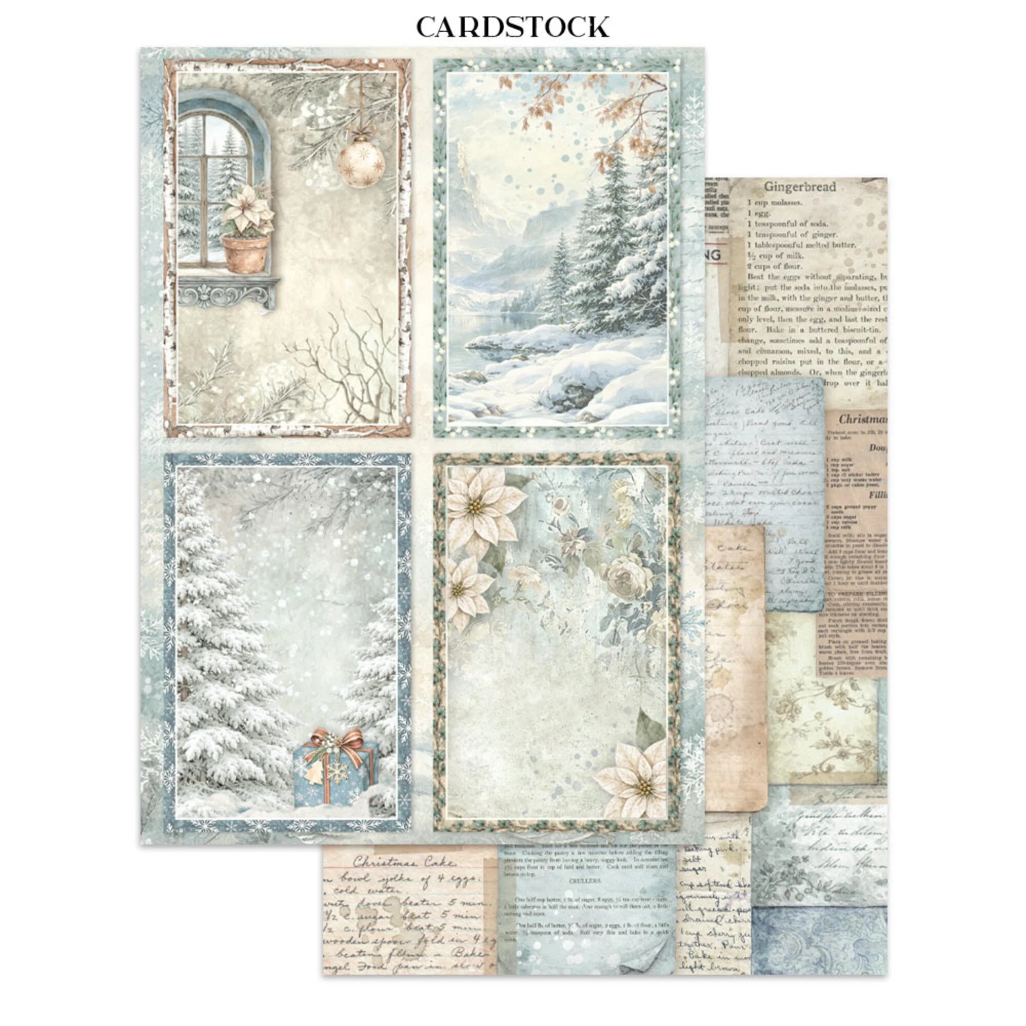 Stamperia - Junk Journal - White Christmas - A4