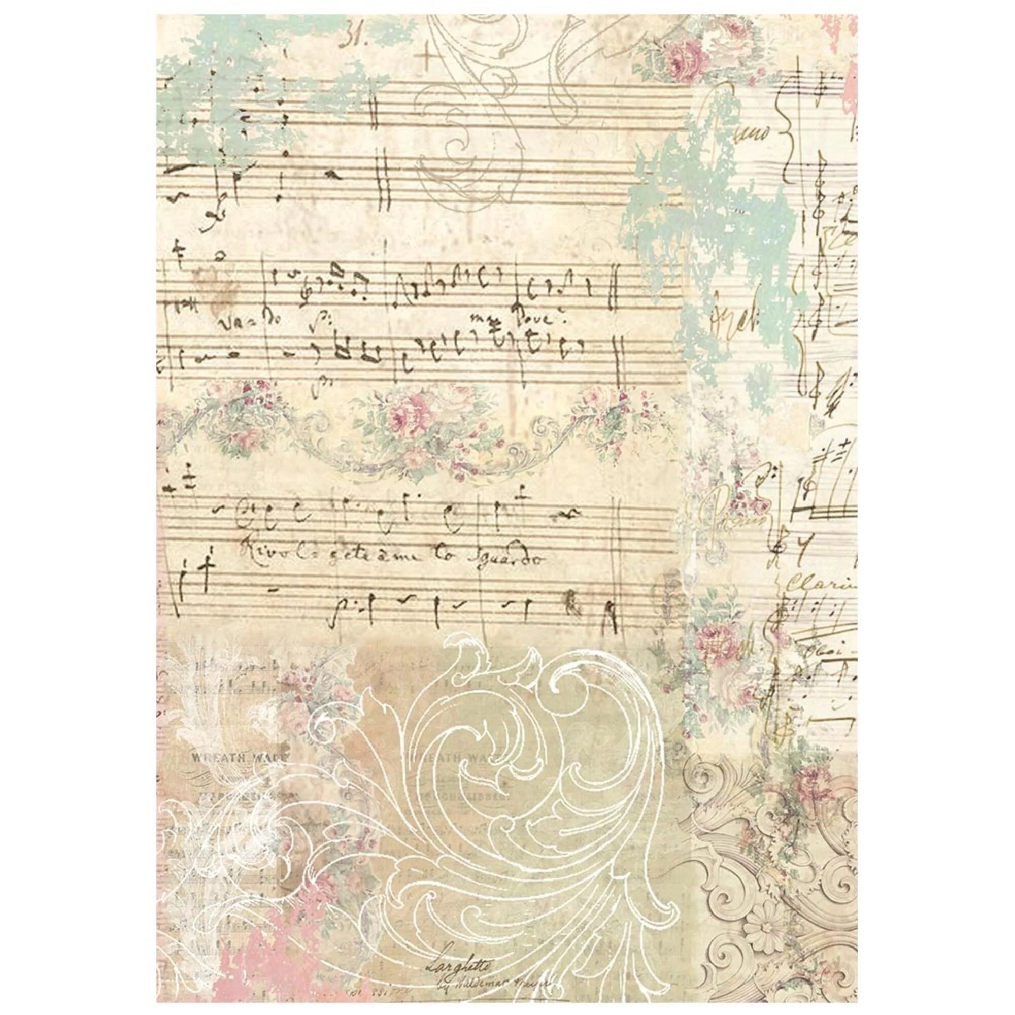 Stamperia - Winter Magic - Mini Rice Paper Backgrounds - A6