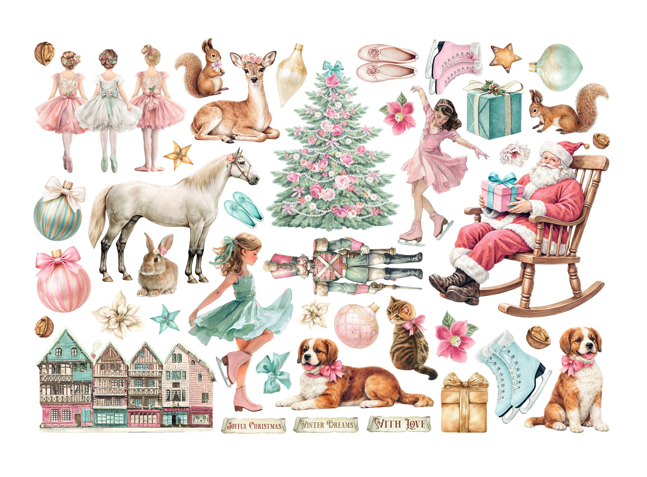 Stamperia  - Winter Magic -  Adhesive Ephemera