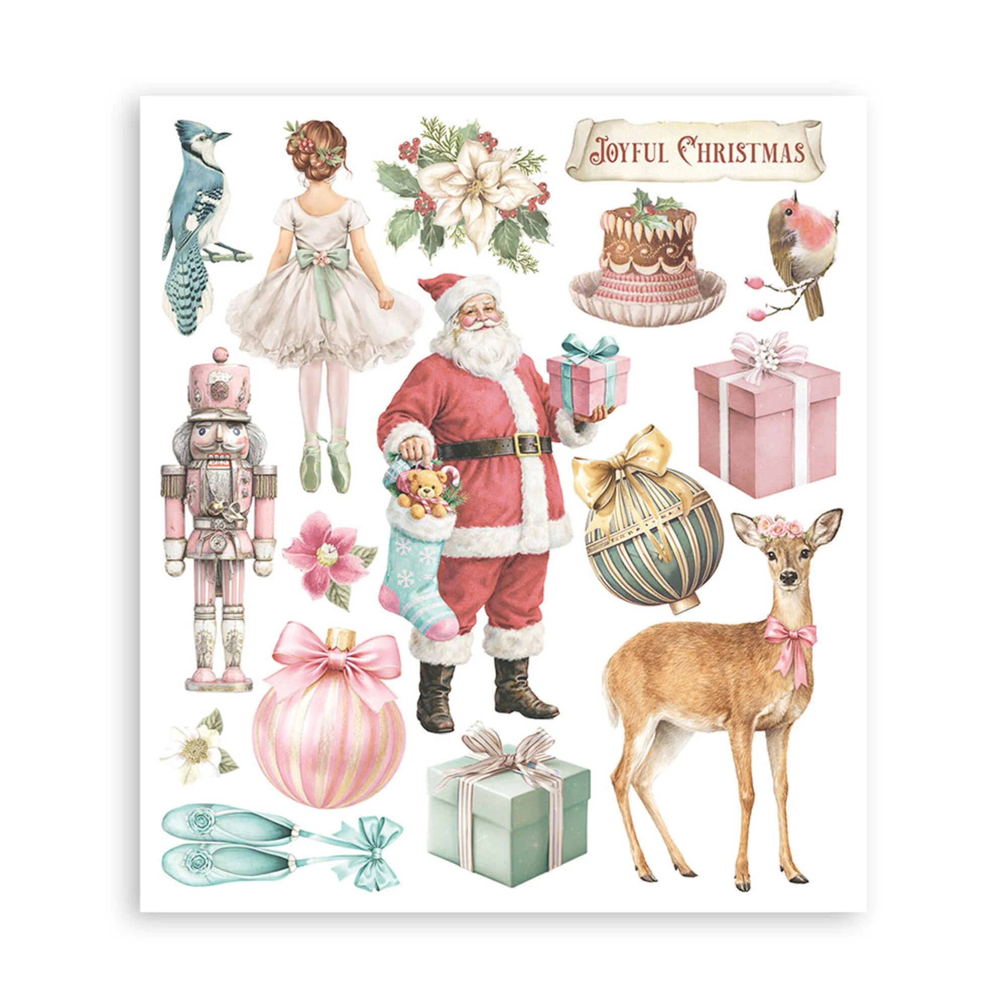 Stamperia - Winter Magic - Rub ons -  20,5 x 23 cm