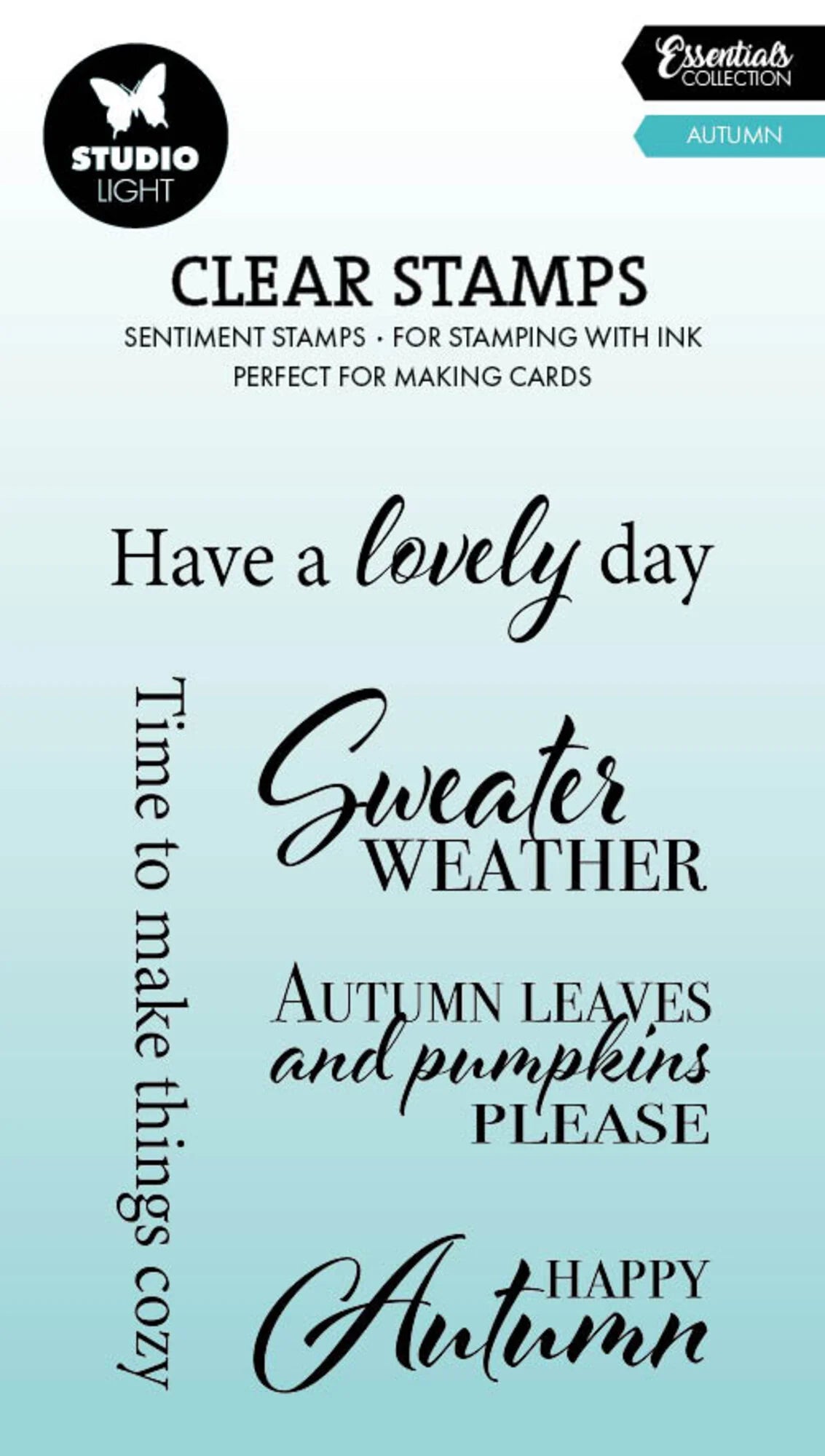 Studiolight - Autumn Story - Clear Stamps - Autumn Essentials