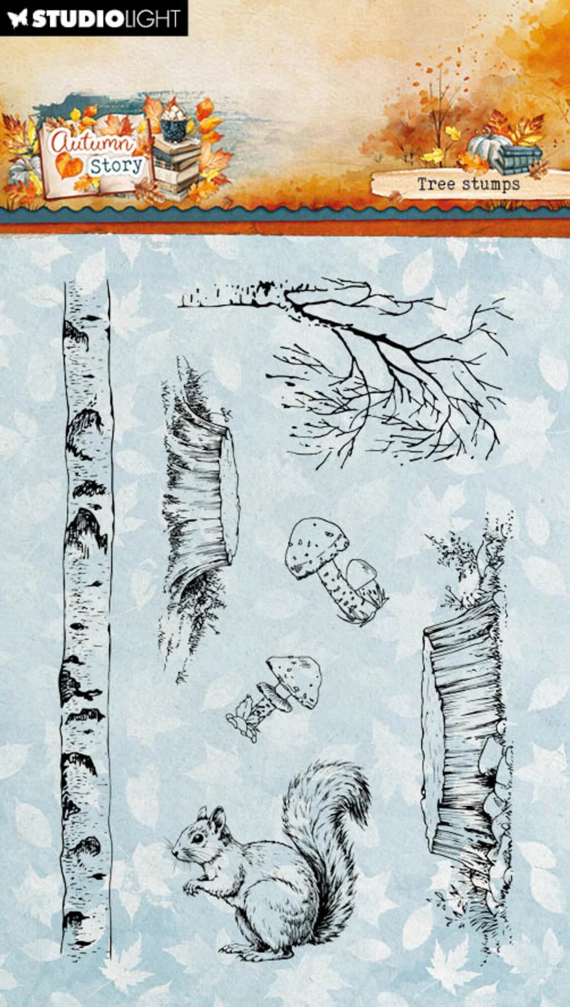 Studiolight - Autumn Story - Clear Stamps - Tree Stumps
