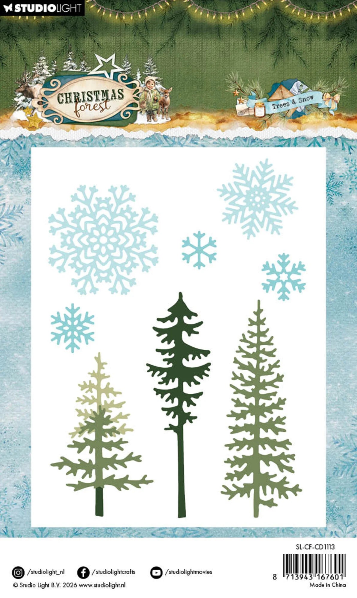 Studiolight - Christmas Forest - Dies - Trees and Snow