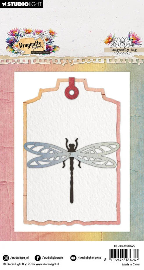 Studiolight - Dies - Dragon Dreams - Dragonfly Tag