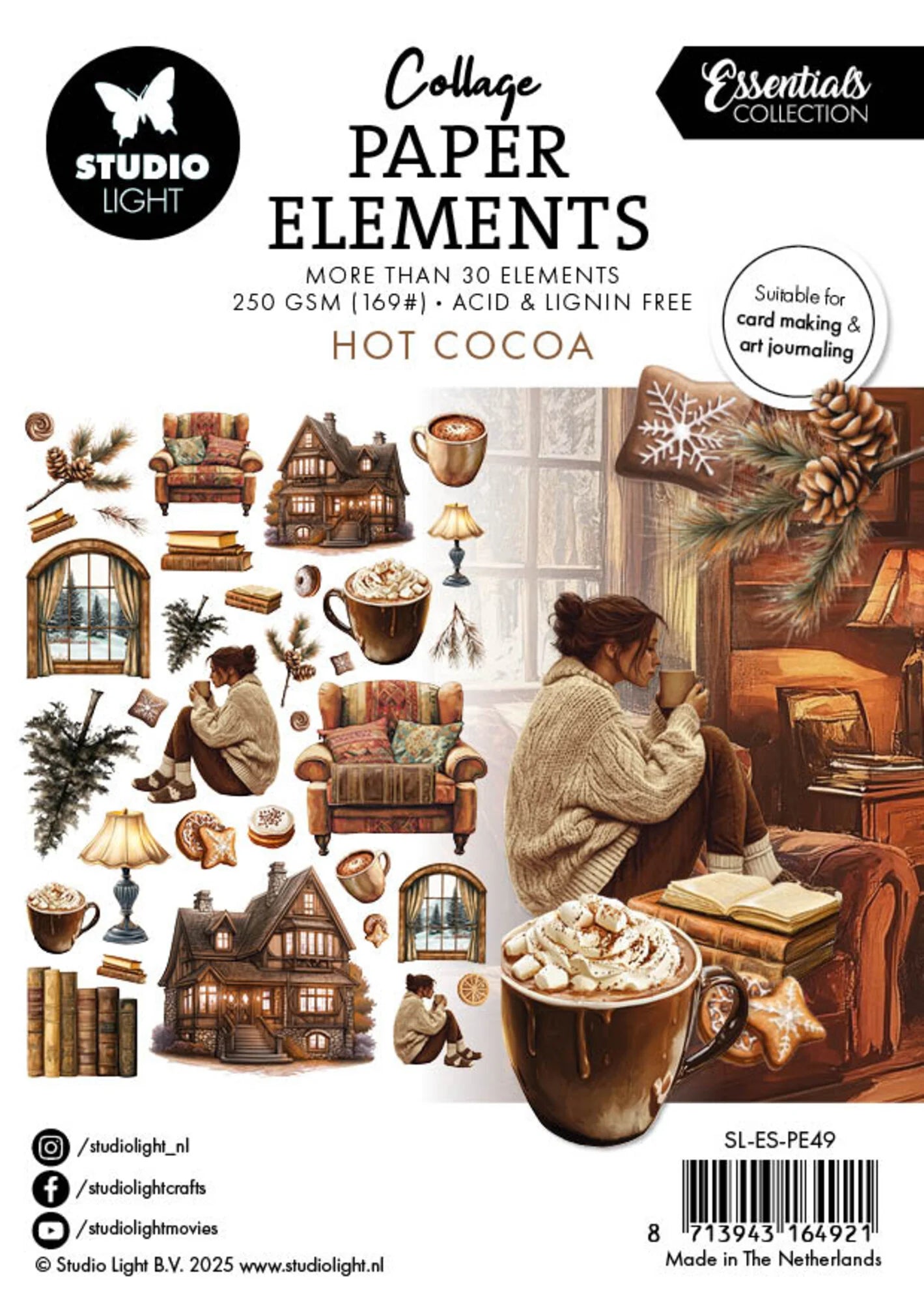 StudioLight - "Die-Cuts" Paper Elements - Hot Cocoa
