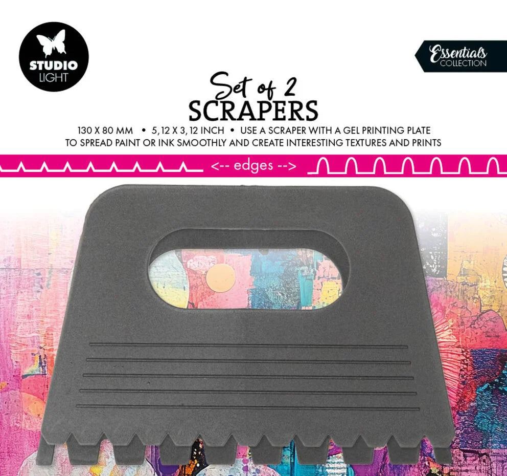 Studiolight - Gel Printing - Scraper set of 2 - B