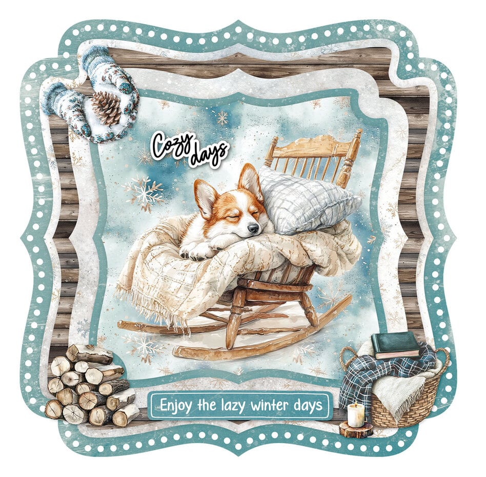 Studio Light Paper Pad - Cardmaking Paper Pad - Snowy Winter Days - A4