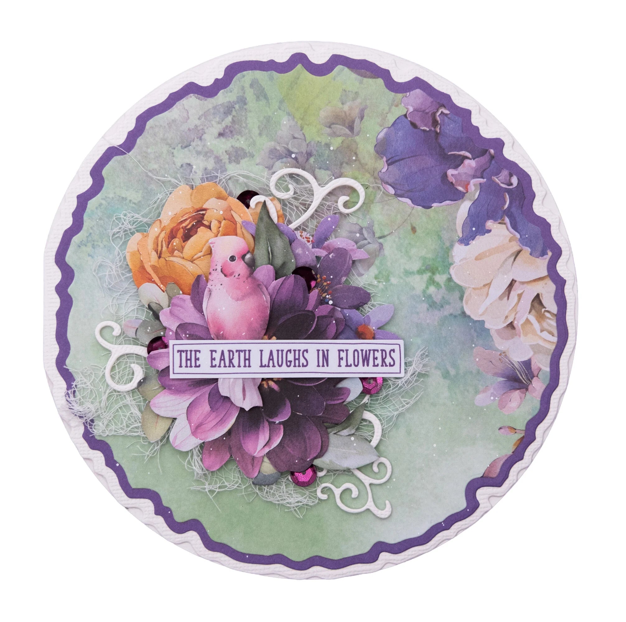Studio Light - Dies - Torn Edge Cutting Die Folded Card Circle