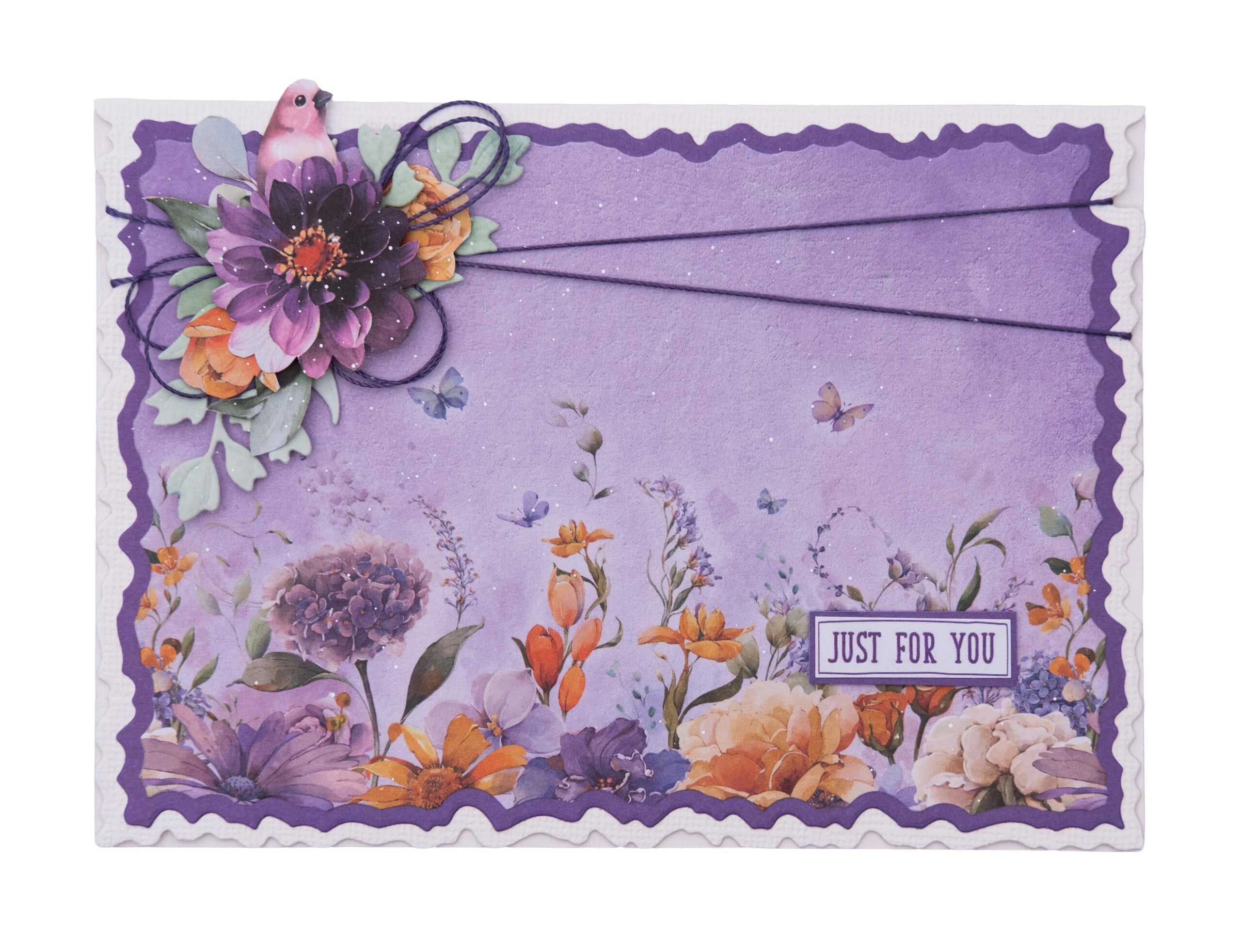 Studio Light - Dies - Torn Edge Cutting Die Folded Card Rectangle