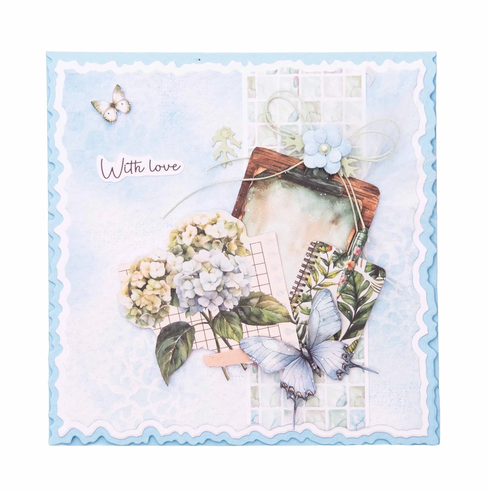 Studio Light - Dies - Torn Edge Cutting Die Folded Card Square