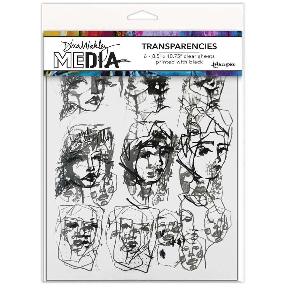 Dina Wakley Media - Transparencies  - Tinies 2