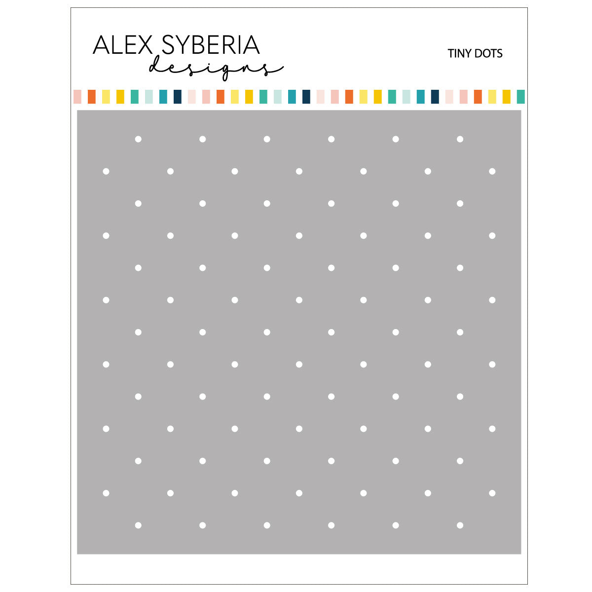 Alex Syberia Designs  -   Stencil  - Tiny Dots