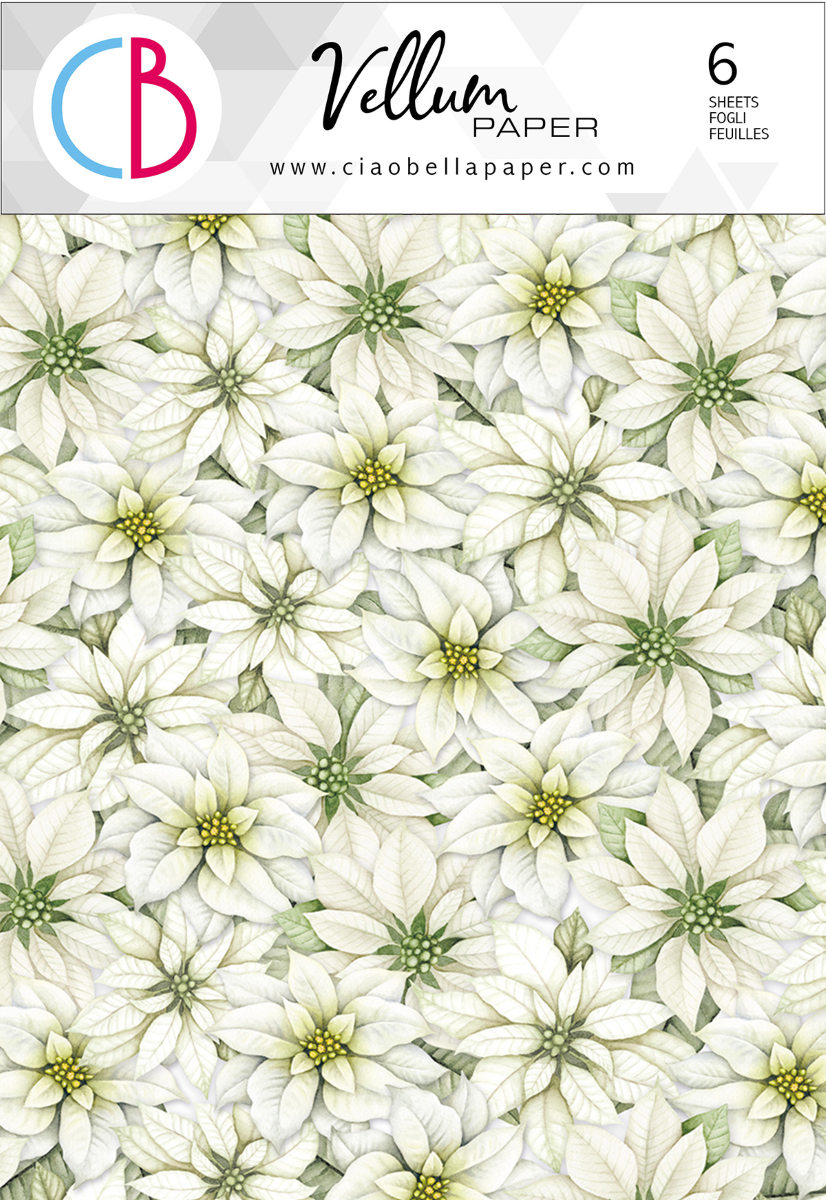 Ciao Bella - Sparkling Christmas -  Vellum Patterns Pack - A4