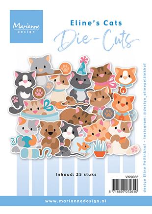 Marianne Design - Die Cuts - Ephemera - Eline's Cats