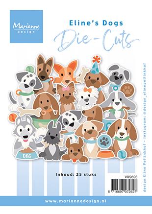 Marianne Design - Die Cuts - Ephemera - Eline's Dogs