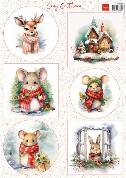 Marianne Design - Utklippsark - Cosy Critters