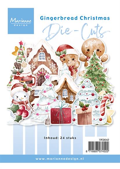 Marianne Design - Die Cuts - Ephemera - Gingerbread Christmas