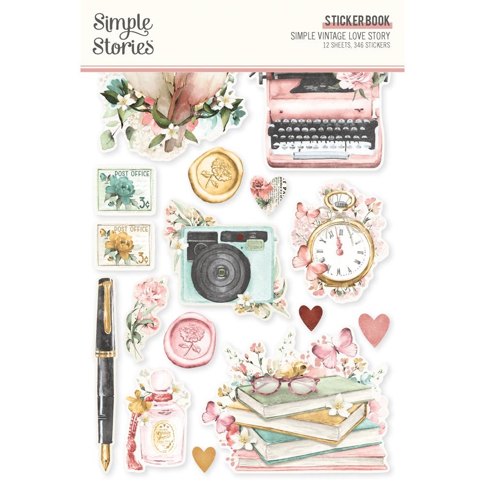 Simple Stories - Love Story - Stickerbook