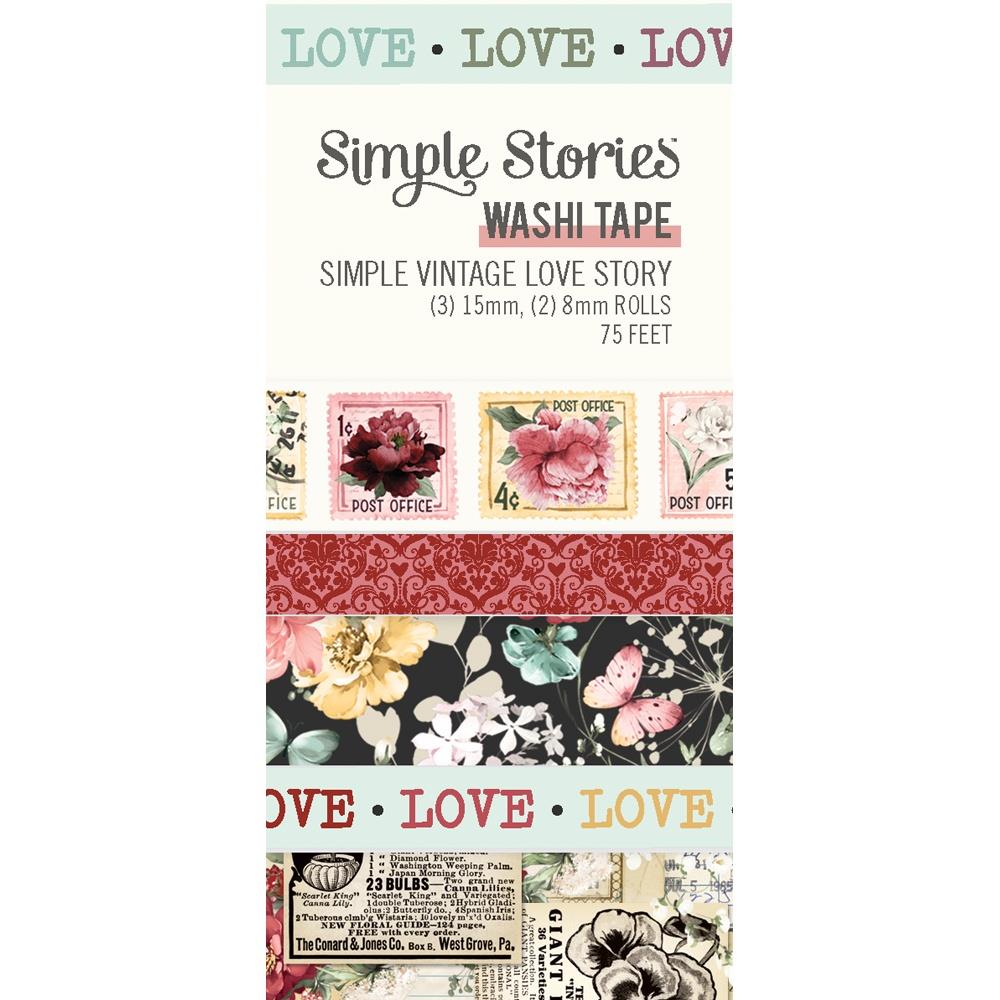 Simple Stories - Love Story - Washi Tape