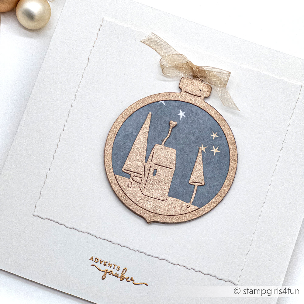 Alexandra Renke - Dies - Foldable Christmas tree baulb