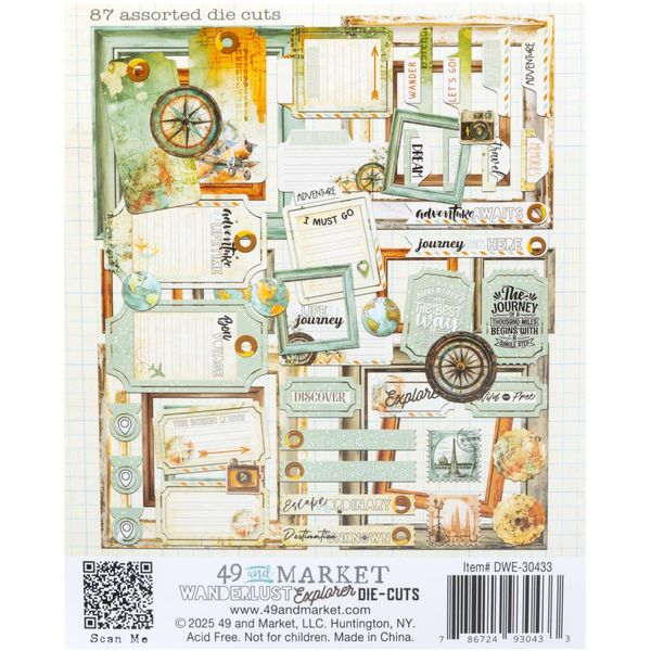 49 and Market - Wanderlust Explorer - Die Cut Elements