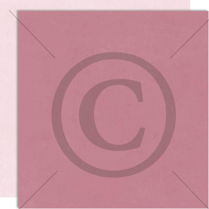 Papirdesign - Monokromatisk - Rosa - 12 x 12"