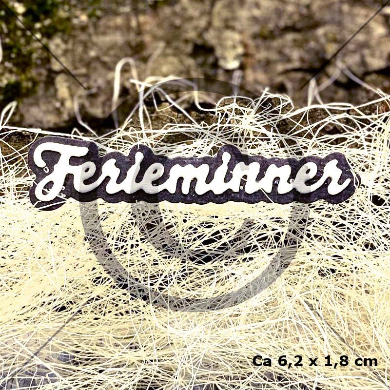 Papirdesign - Dies - Ferieminner