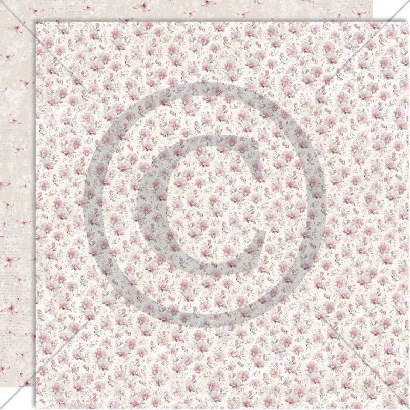 Papirdesign - Ungdomstid -  Blomsterglad - 12 x 12"