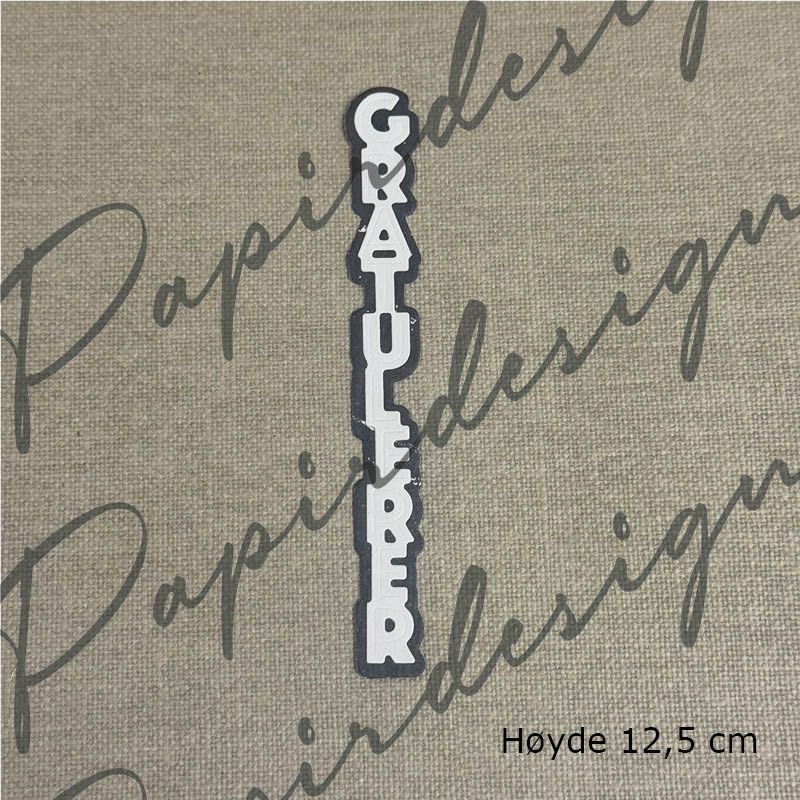 Papirdesign - Dies - Gratulerer 33 (Forhåndsalg - På lager 22.09)