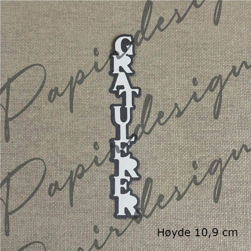 Papirdesign - Dies - Gratulerer 37 (Forhåndsalg - På lager 22.09)