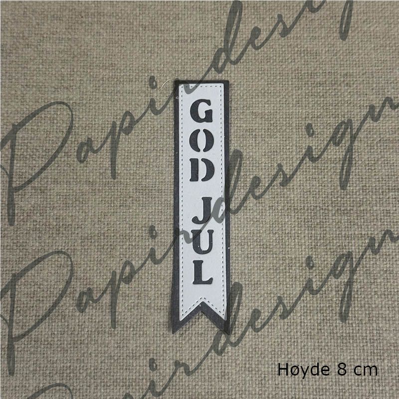 Papirdesign - Dies - God jul 30 Vimpel (Forhåndsalg - På lager 22.09)