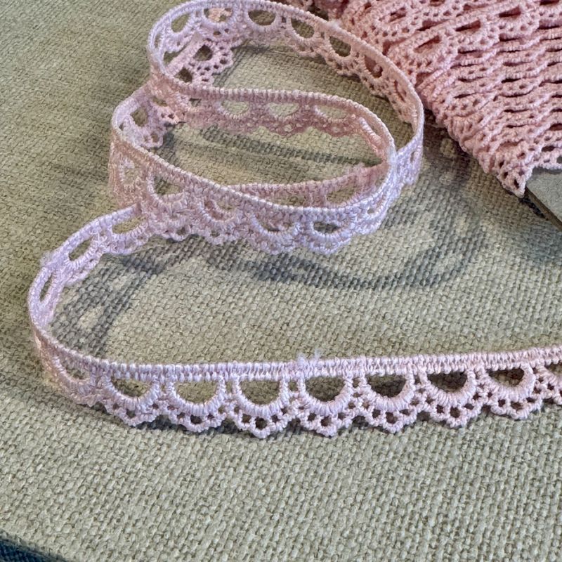 Papirdesign -  Blonde - bånd - Lys rosa  (metervis)