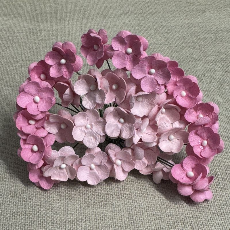 Papirdesign - Søte Blomster - Rosa