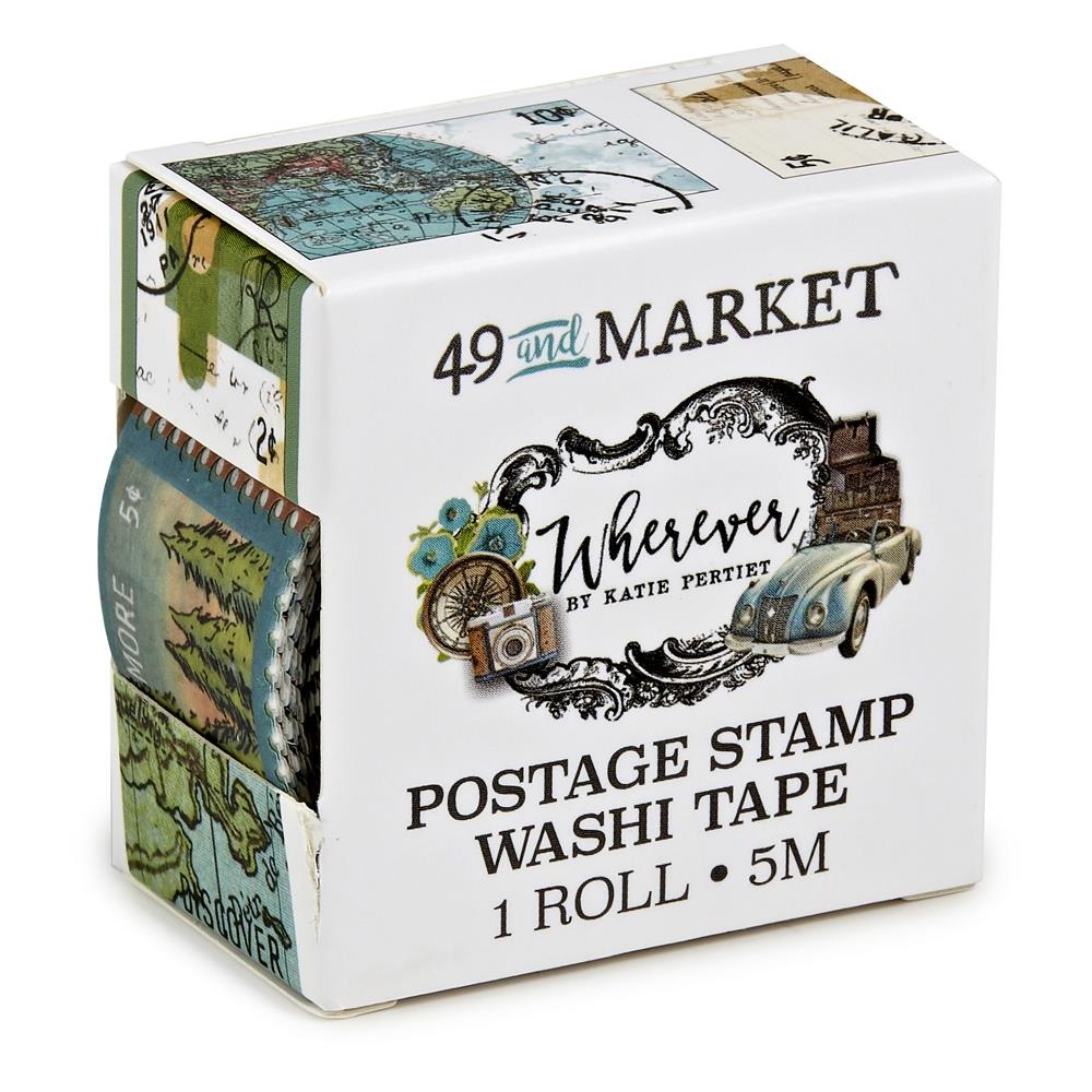 49 and Market - Wherever - Washi Tape - Postage
