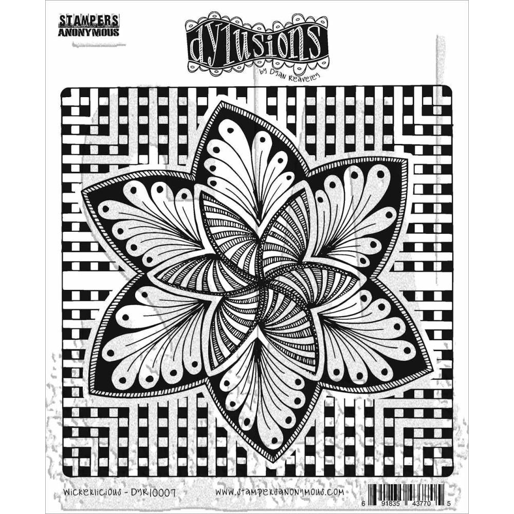 Dylusions - Cling Stamps - Wickerlicious
