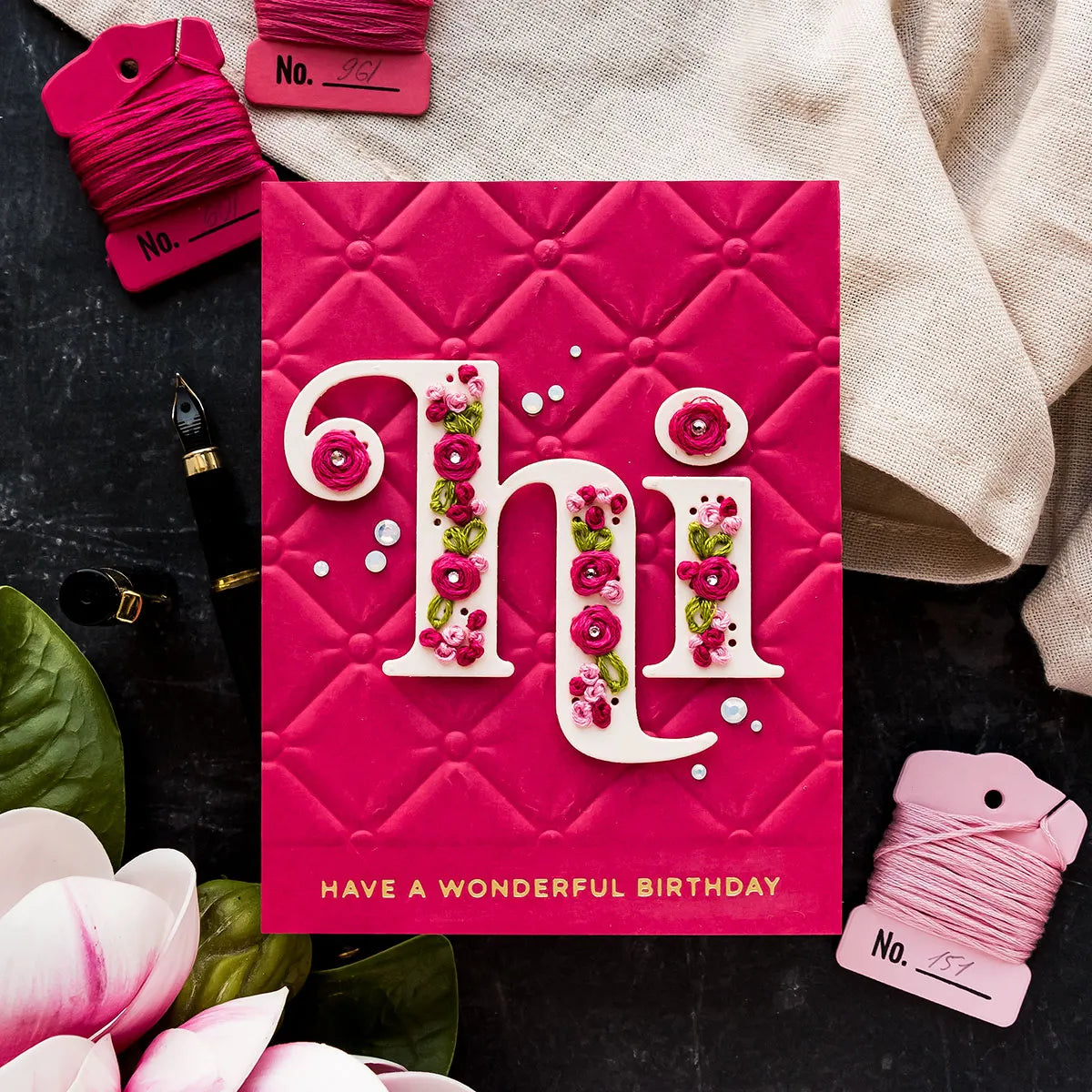 Spellbinders- Tufted - 3D Embossing Folder
