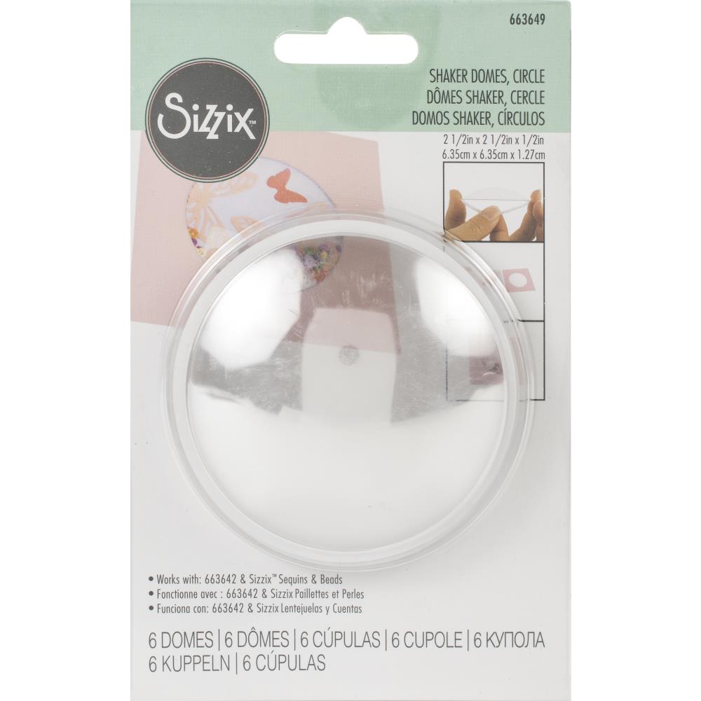 Sizzix -Shaker Domes - Circle  2,5"