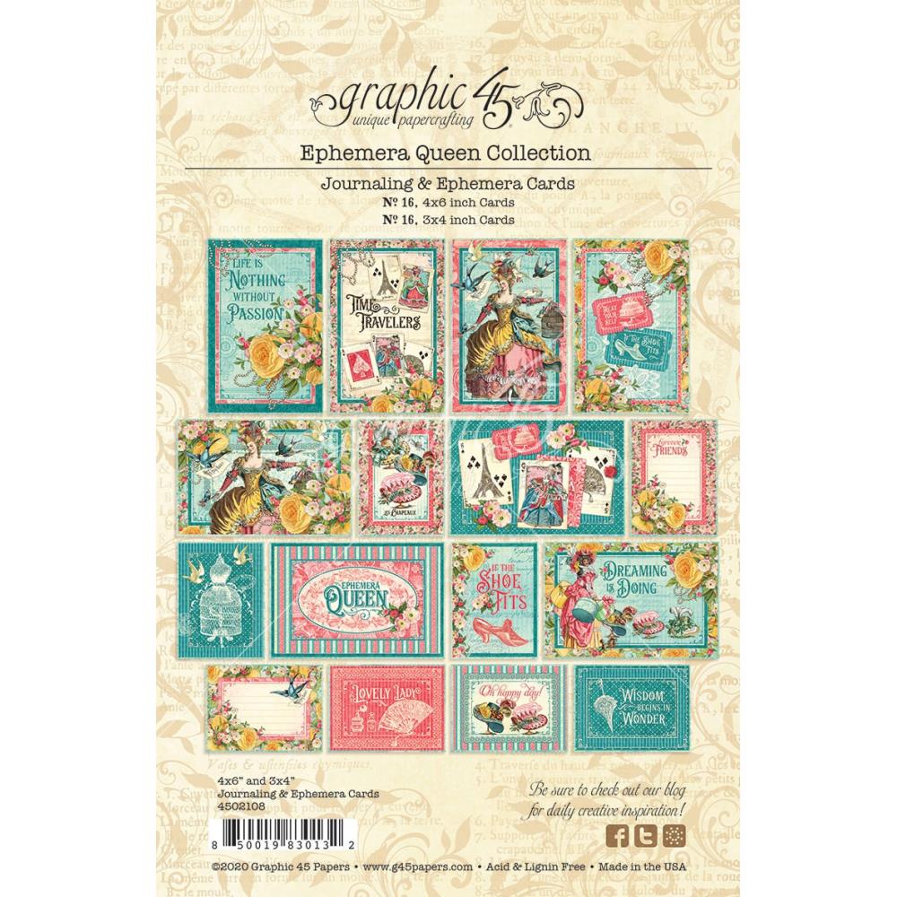Graphic45 - Ephemera Queen - Cards
