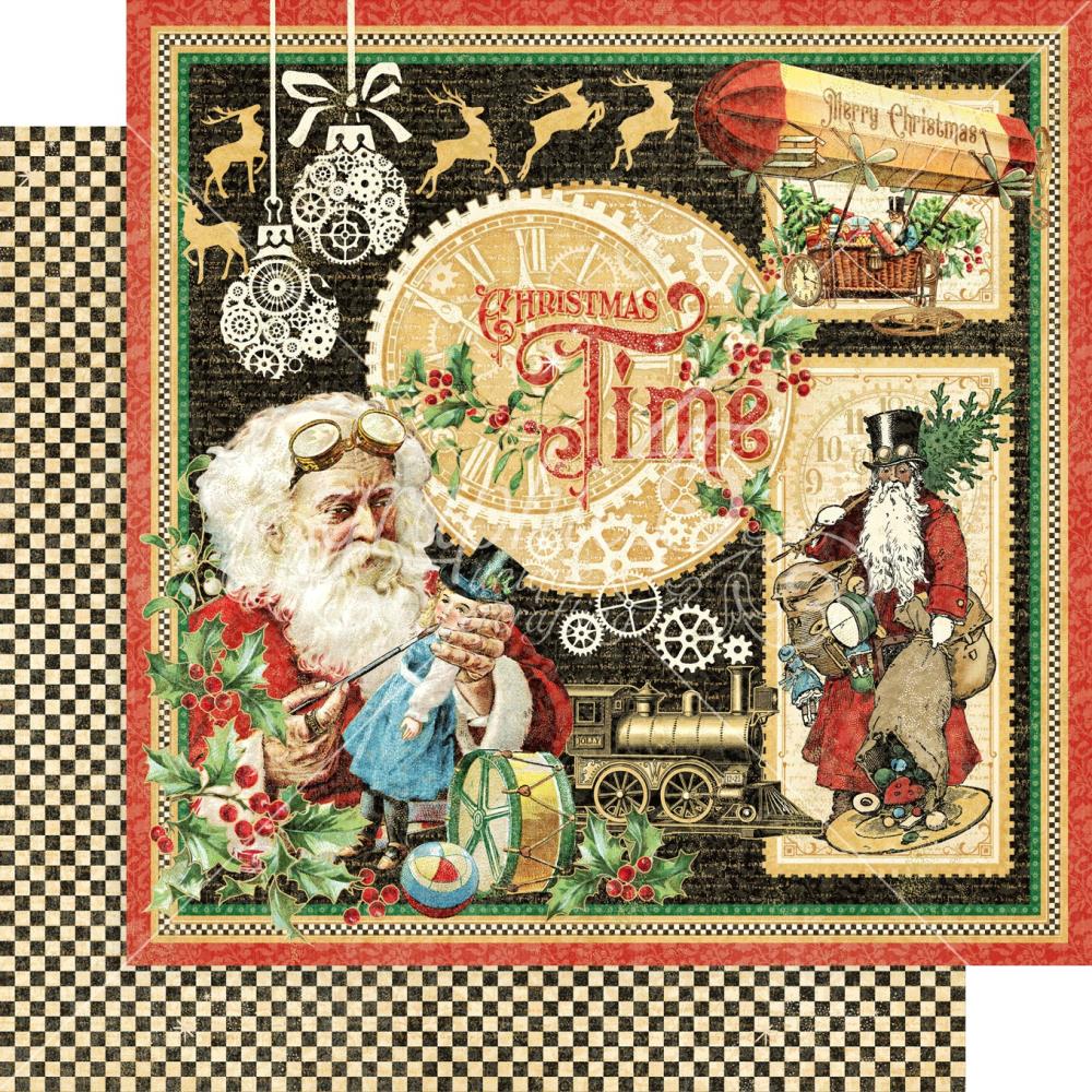 Graphic 45 - Christmas time - Christmas Time-  12x12"