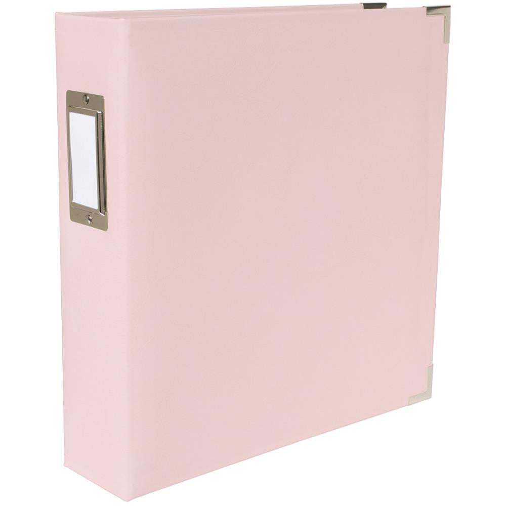 WRMK -  Paper Wrapped D- ring Album - Pink - 8,5 x 11"