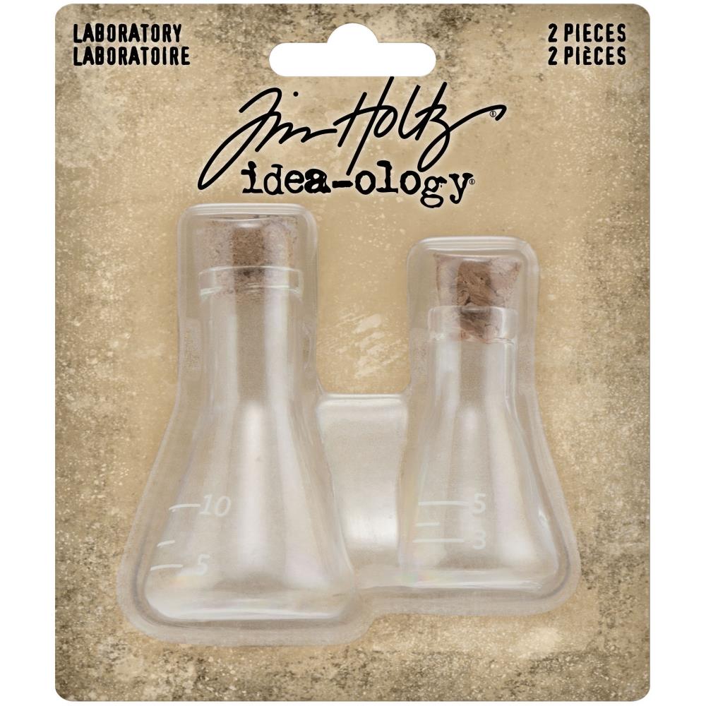 Tim Holtz - Idea-Ology - Laboratory Corcked Flasks