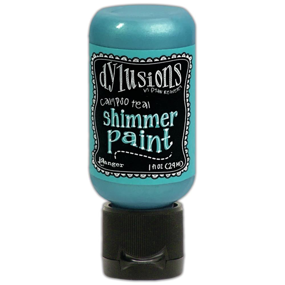 Dylusions - Acrylic - Shimmer Paint - Calypso Teal