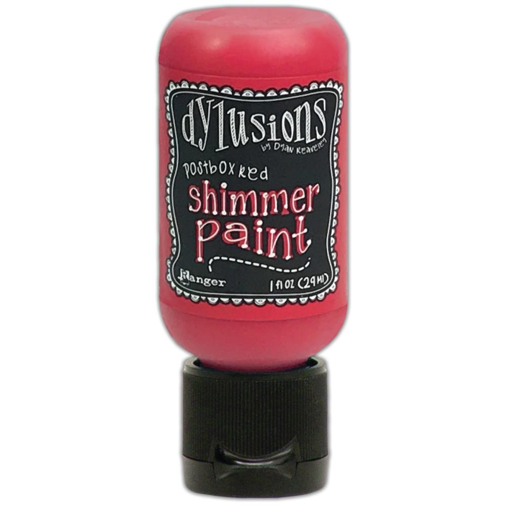 Dylusions - Acrylic - Shimmer Paint - Postbox Red