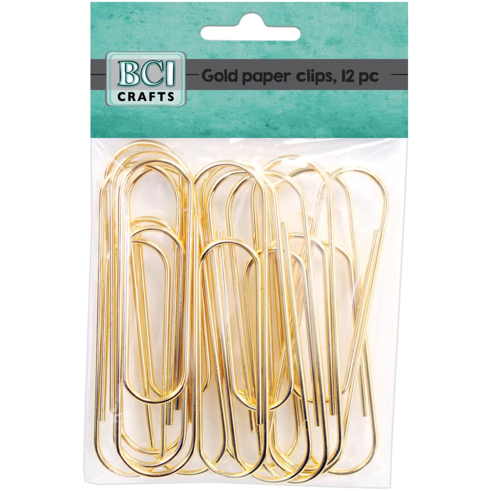 Crafts - Giant Paper Clips - Gold