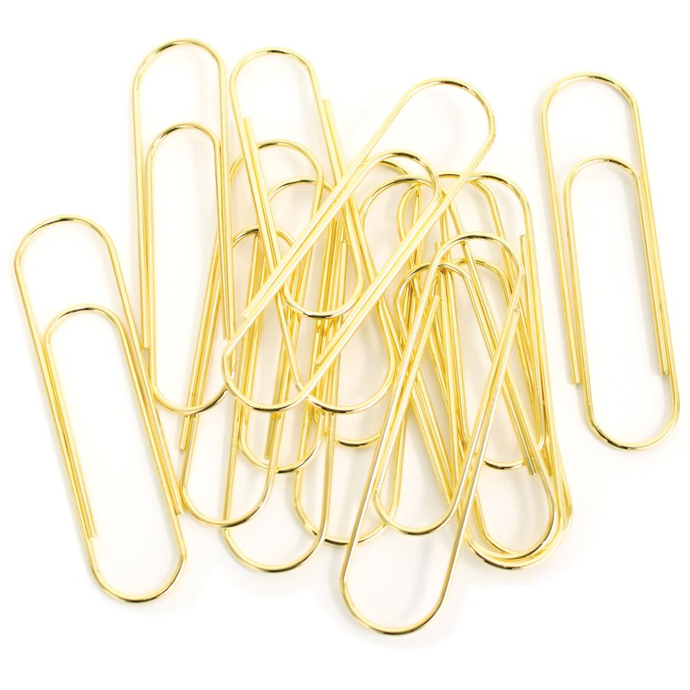 Crafts - Giant Paper Clips - Gold
