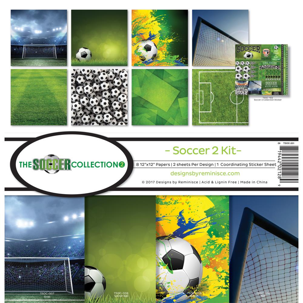 Reminisce - Soccer 2 - Collection Kit 12x12"