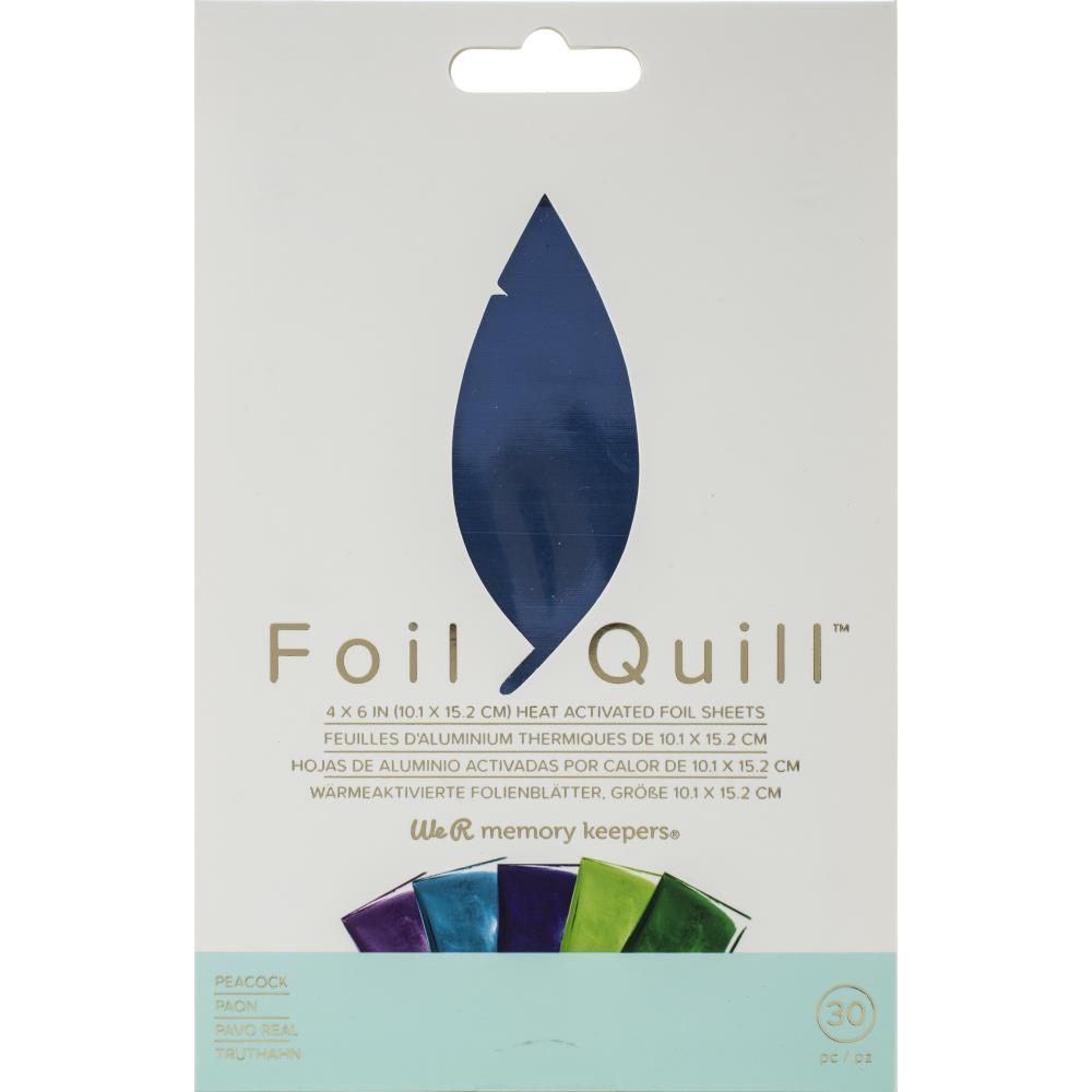 WRMK - Foil Quill - Foil Pack - Peacock -     4 x 6 inch