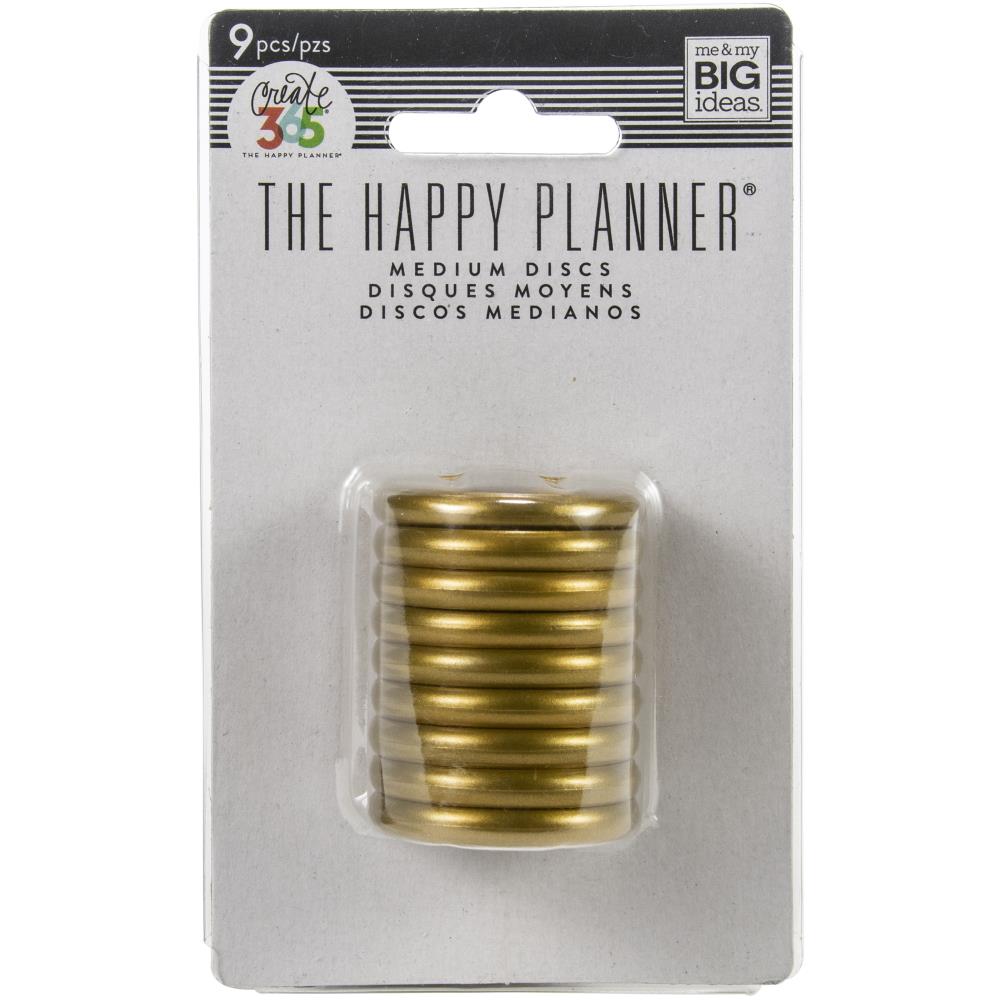 Me and my big ideas  -  Happy Planner disc - Gold - 1,25"