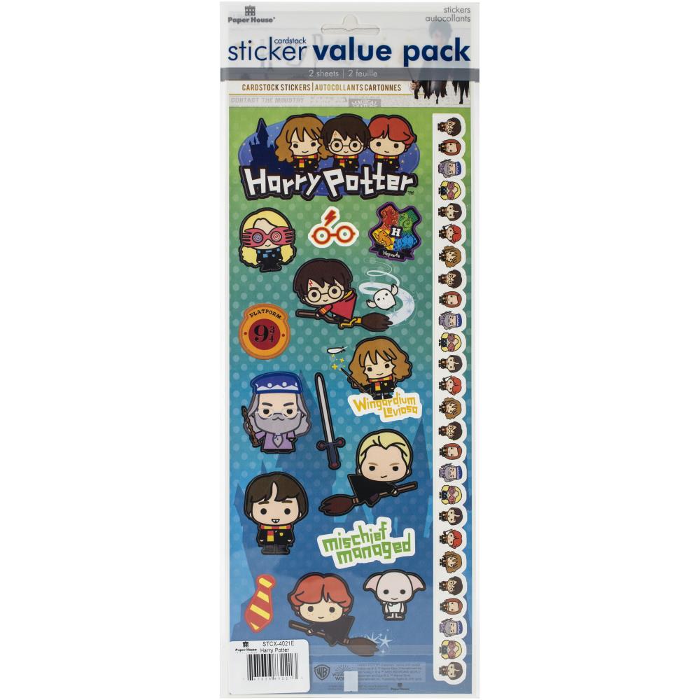 Paper House  - Cardstock Stickers - Harry Potter Value pack